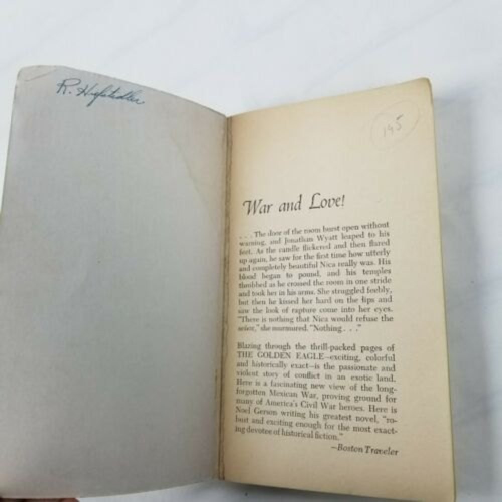 THE GOLDEN EAGLE BY NOEL B. GERSON VINTAGE PERMA BKS 1848 MEXICAN AMERICAN WAR - Picture 9 of 10